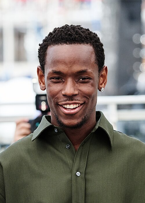 Micheal Ward at a photocall for the film "Eddington" during the 2025 Cannes Film Festival
