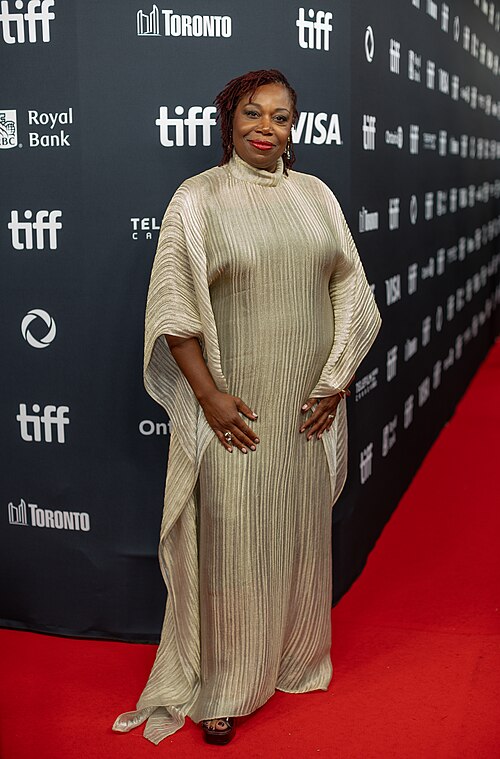 Michele Austin, actor in 'Hard Truths', at the 2024 Toronto International Film Festival