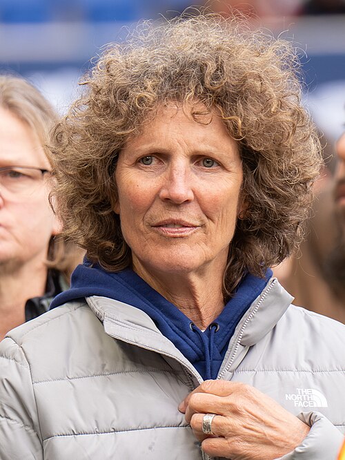 Michelle Akers during the US Women's Soccer Team vs Colombia at the SheBelieves Cup on March 7, 2026