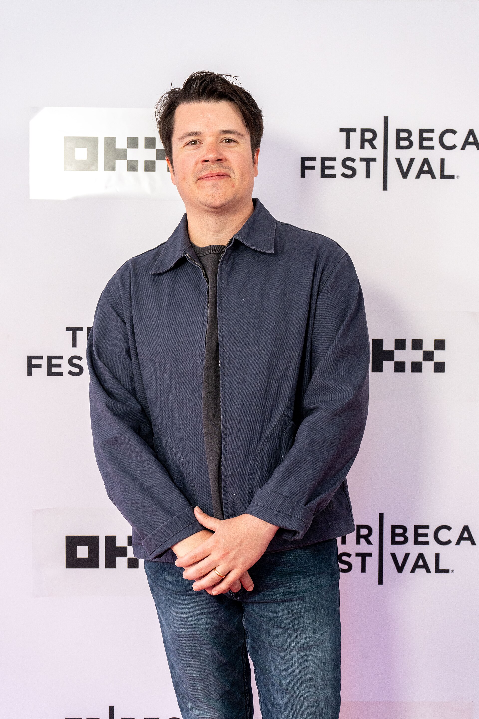 Mickey Keating at the premiere of "Crooks" at the 25th Tribeca Film Festival in New York City.