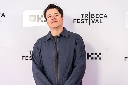 Mickey Keating at the premiere of "Crooks" at the 25th Tribeca Film Festival in New York City.