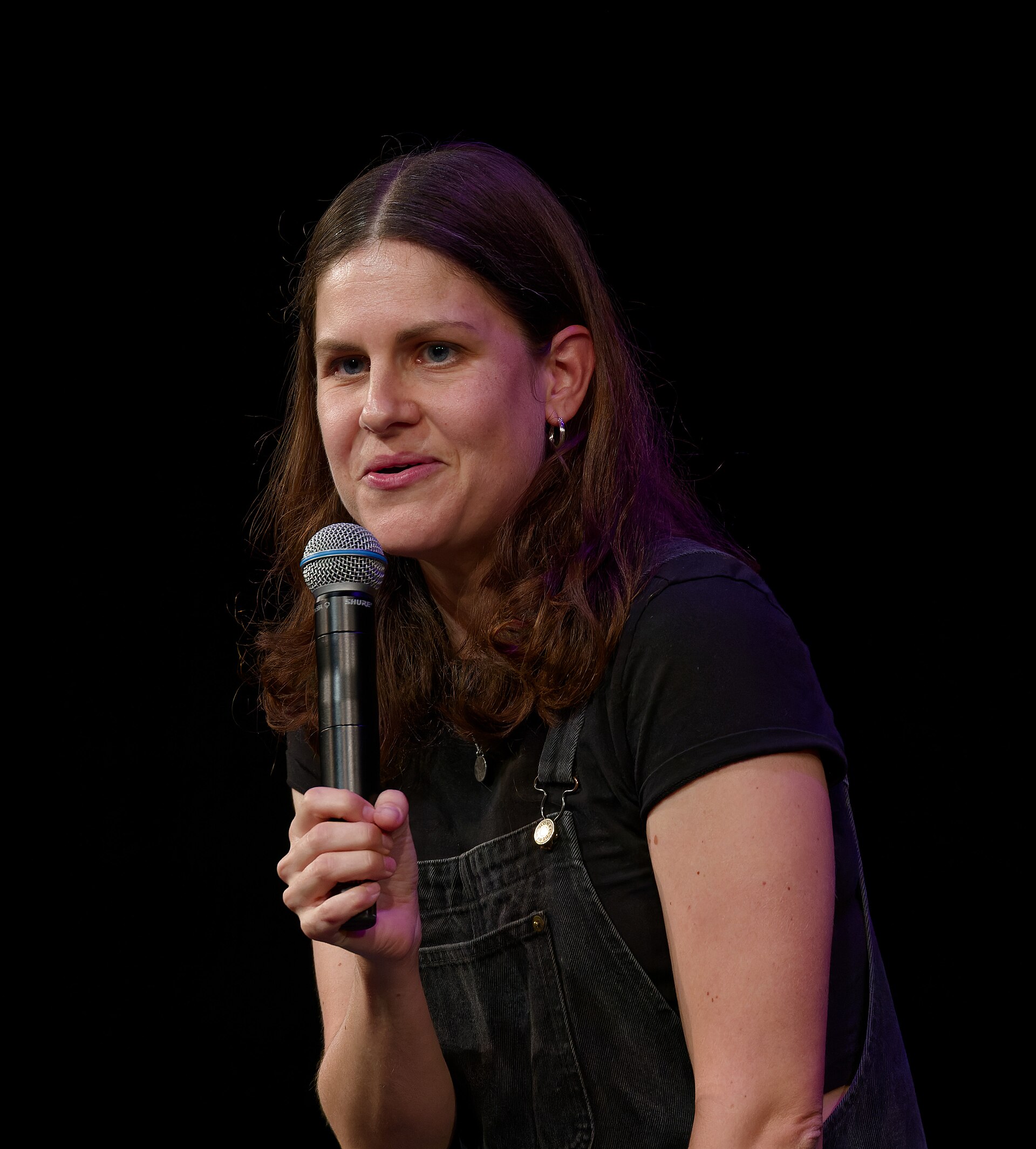Micky Overman, comedian, at the 2024 Edinburgh Festival Fringe in the show, Best of Fest.