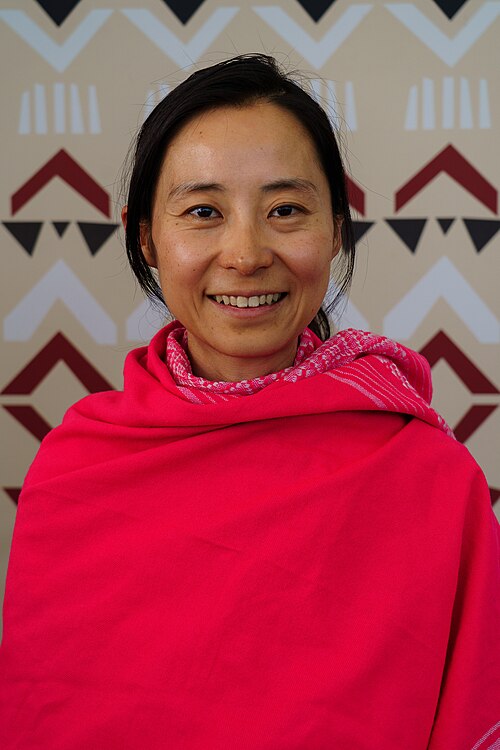 Mika Matsuzaki portrait at Wikimania 2025 WikiPortraits Studio