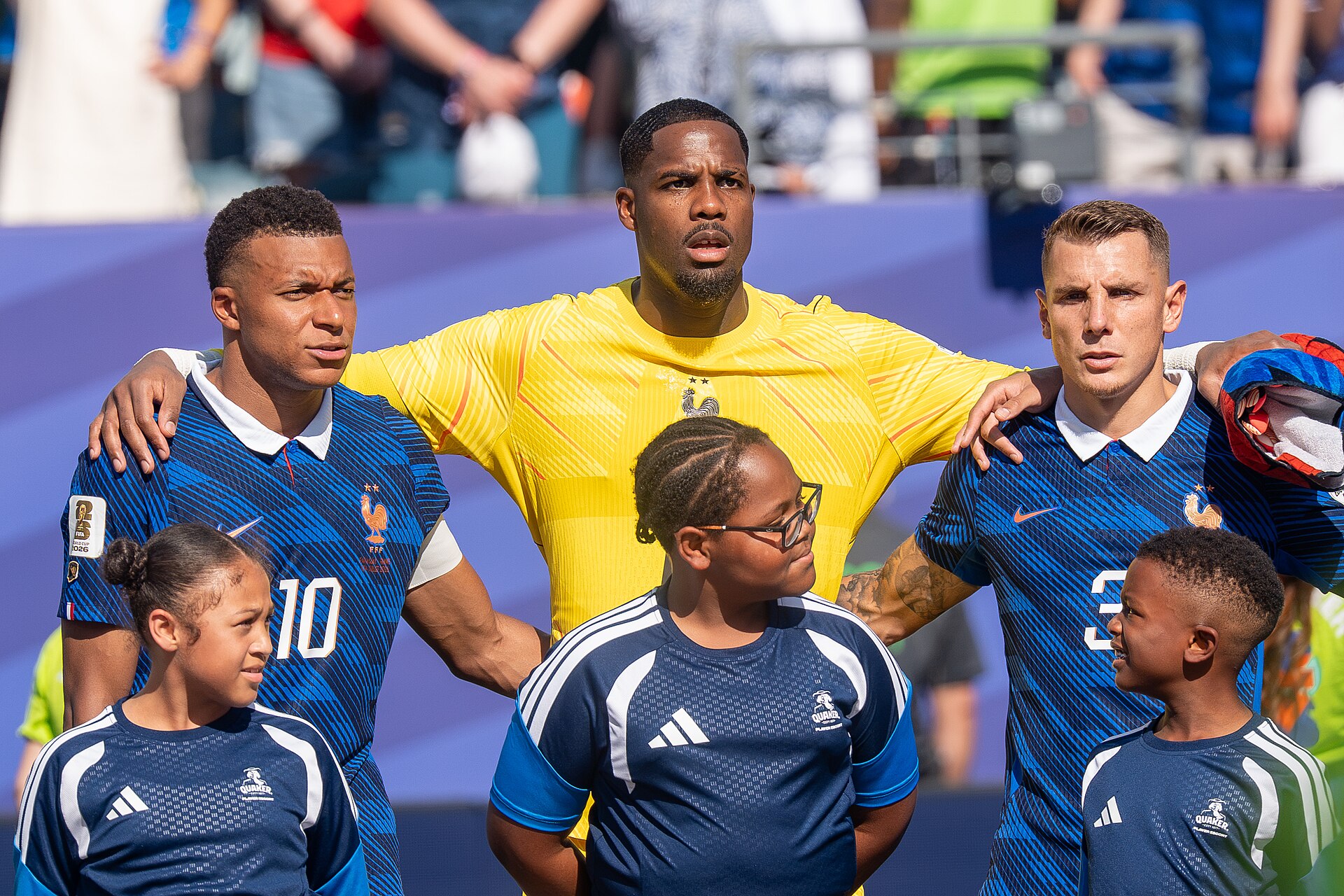 Mike Maignan during France v Paraguay at the 2026 FIFA World Cup