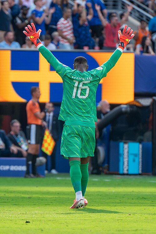 Mike Maignan during France v Sweden at the 2026 FIFA World Cup