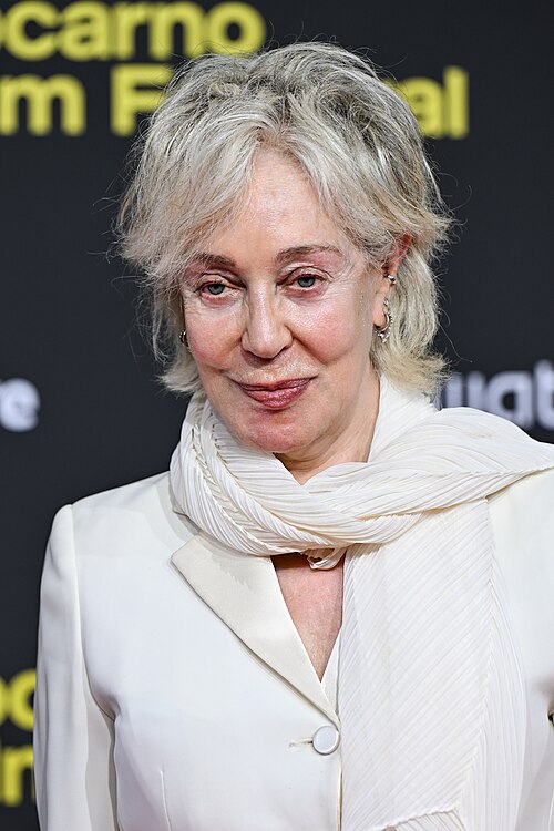 Milena Canonero attends the red carpet at the Locarno Film Festival, Switzerland, 10 August 2025
