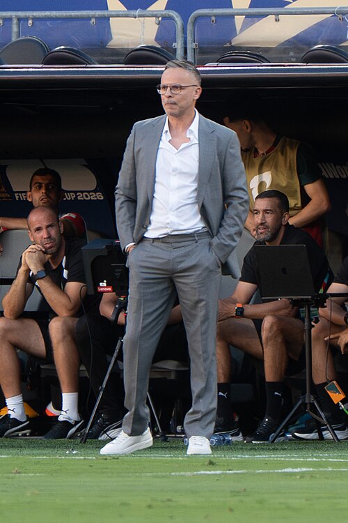 Mohamed Ouahbi during Brazil v Morocco on 13 June 2026 at the 2026 FIFA World Cup at NY/NJ Stadium in East Rutherford, NJ