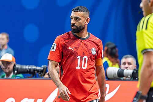 Mohamed Salah during Argentina v Egypt at the 2026 FIFA World Cup