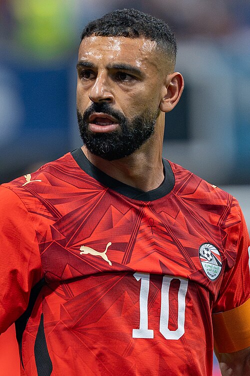 Mohamed Salah during Argentina v Egypt at the 2026 FIFA World Cup