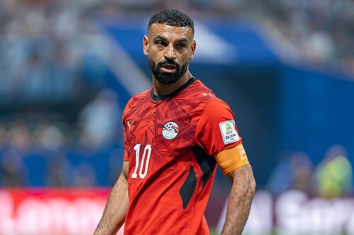 Mohamed Salah during Argentina v Egypt at the 2026 FIFA World Cup