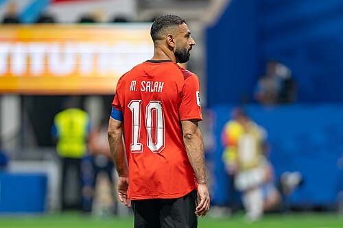 Mohamed Salah during Argentina v Egypt at the 2026 FIFA World Cup