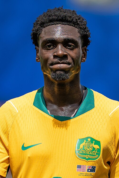 Mohamed Toure during United States v Australia on 19 June 2026 at the 2026 FIFA World Cup