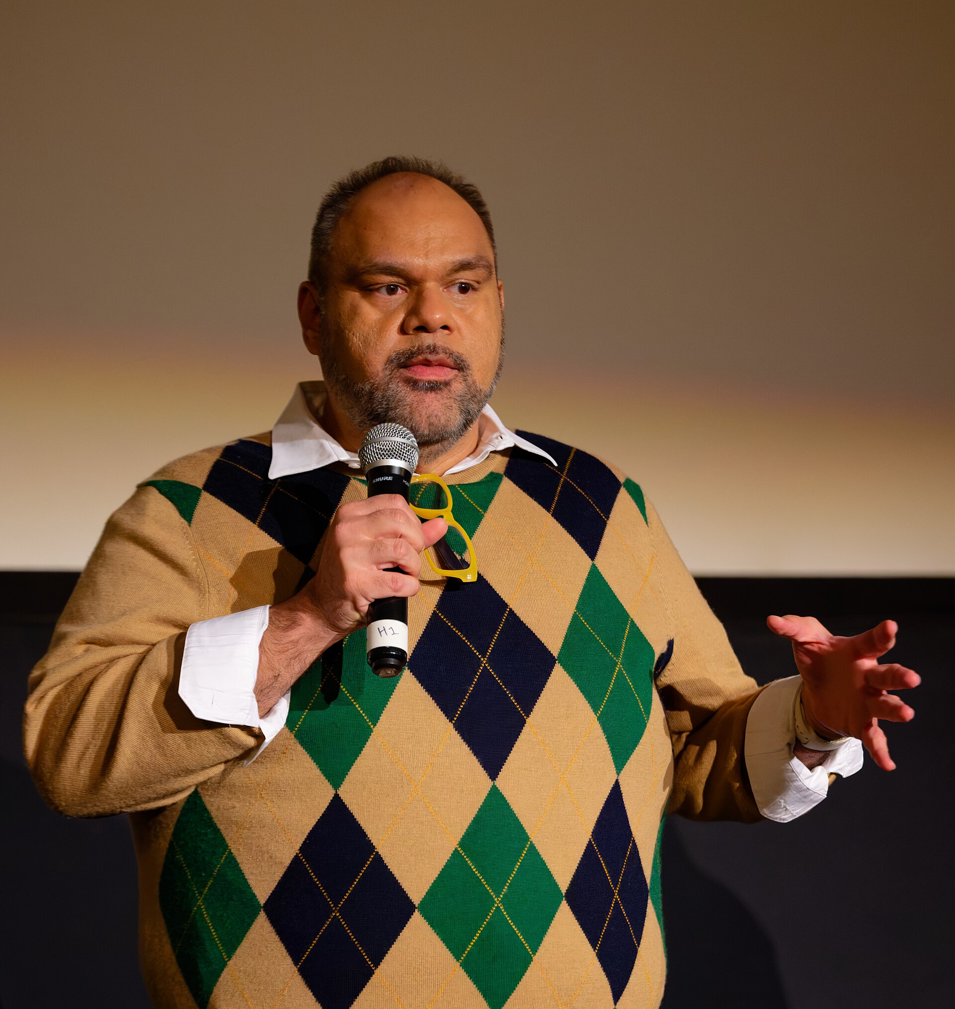 Mohammed Ali Naqvi during a Q&A at SIFF 2026