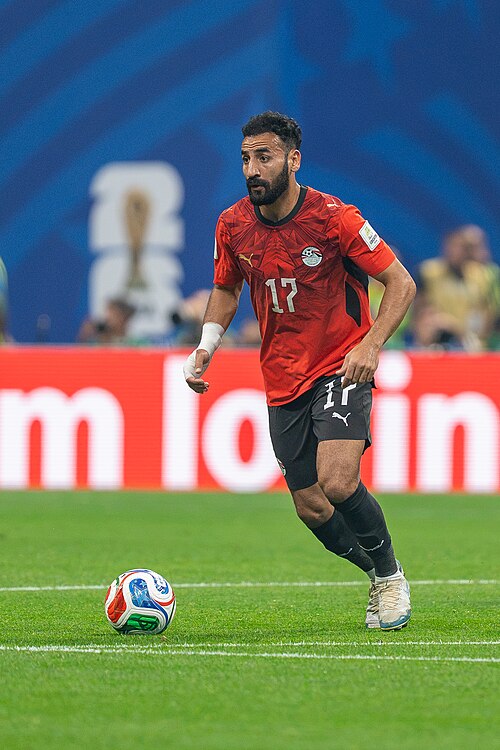 Mohanad Lasheen during Argentina v Egypt at the 2026 FIFA World Cup
