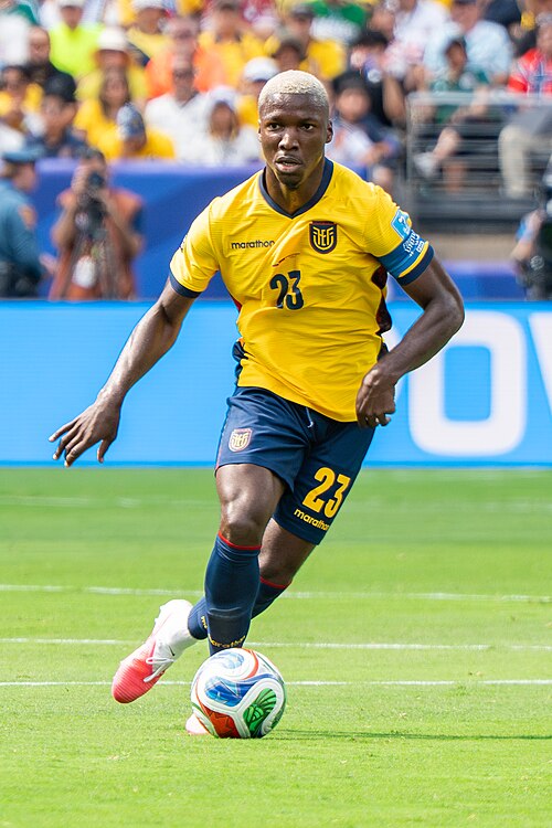 Moises Caicedo during Ecuador v Germany on 25 June 2026 at the 2026 FIFA World Cup