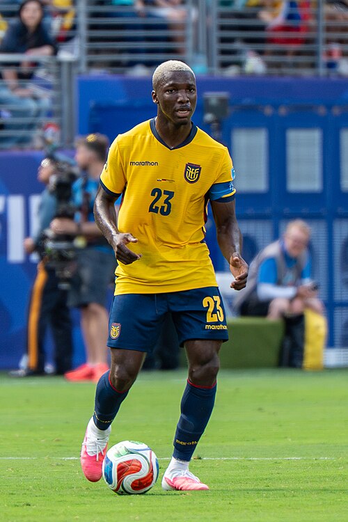 Moises Caicedo during Ecuador v Germany on 25 June 2026 at the 2026 FIFA World Cup