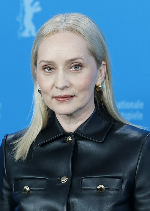 Mona Fasvold pose at a photocall for "The Testament Of Ann Lee"  at Berlinale 2026 in Berlin, Germany