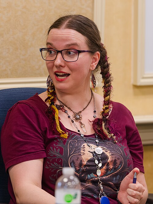 Morgan Hazelwood at RavenCon, April, 24, 2026