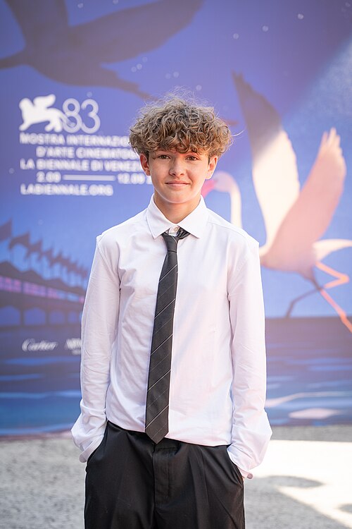 Moritz Hohlrieder at the premiere for Eklipse at Venice Film Festival 2026.
