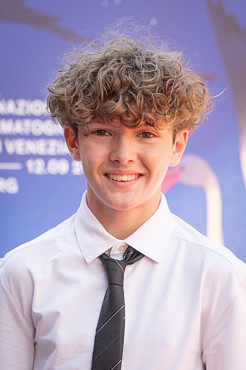 Moritz Hohlrieder at the premiere for Eklipse at Venice Film Festival 2026.