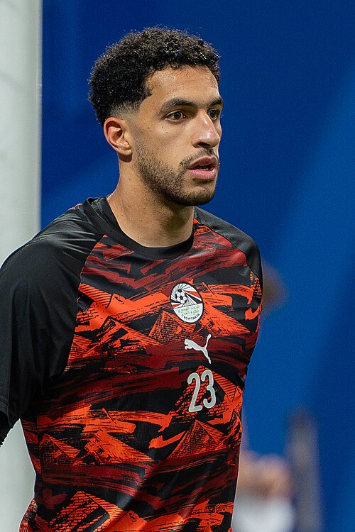Mostafa Shobeir during Argentina v Egypt at the 2026 FIFA World Cup
