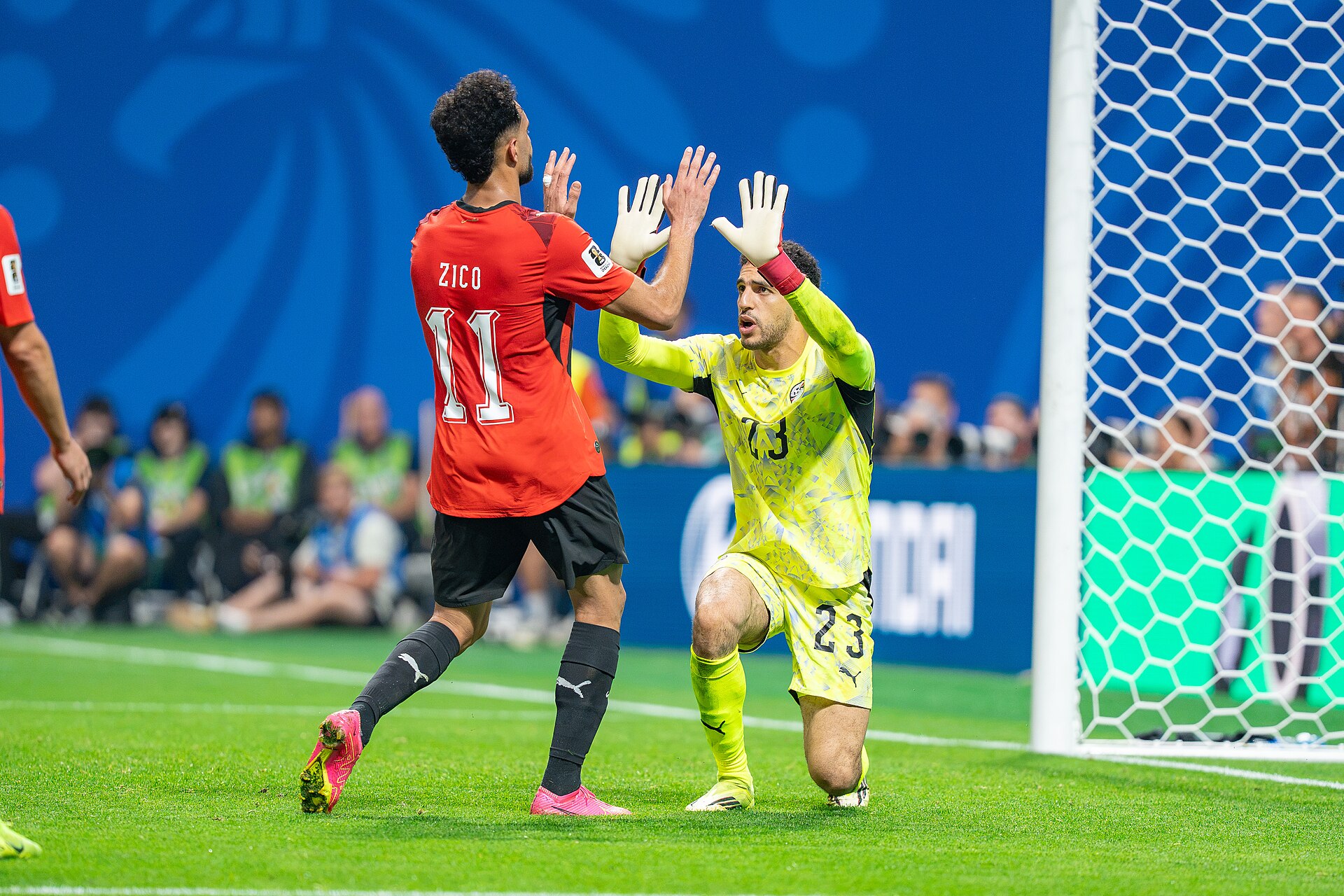 Mostafa Ziko Mostafa Shobeir during Argentina v Egypt at the 2026 FIFA World Cup