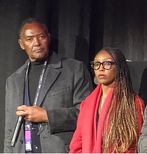 Mr. Mungai and Bea Wangondu at the premiere of Kikuyu Land during the 2026 Sundance Film Festival