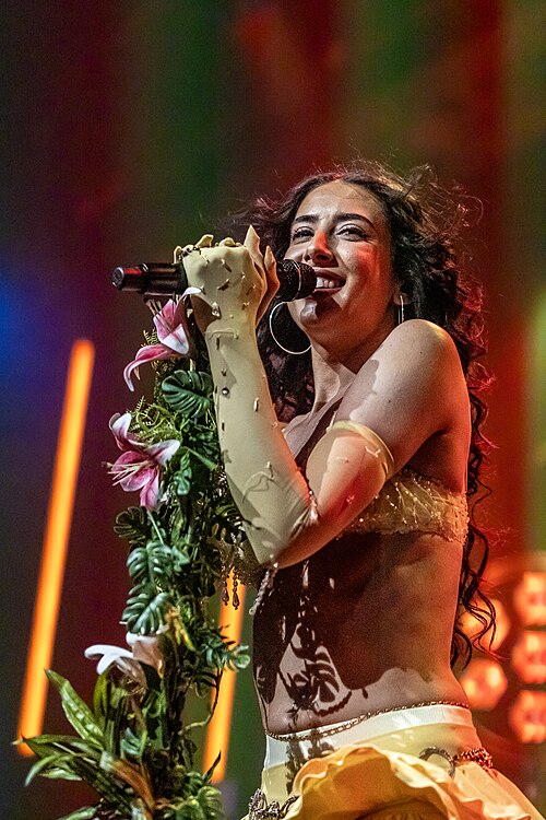 Naïka performing at the 2026 Montreux Jazz Festival