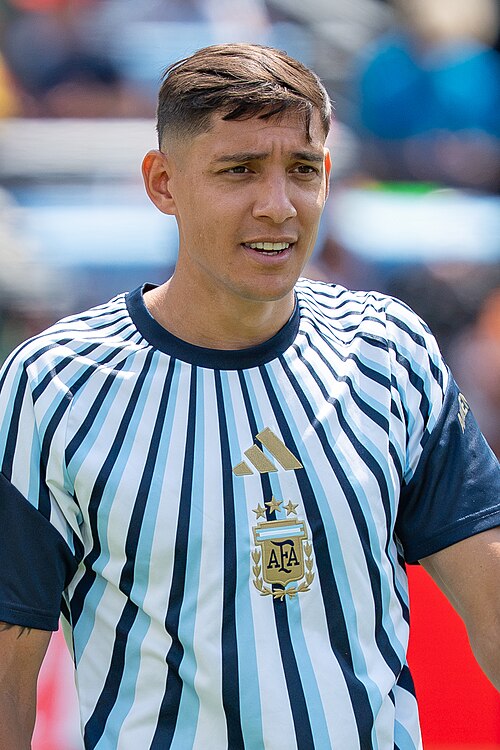 Nahuel Molina during Argentina vs Spain at the 2026 FIFA World Cup Final