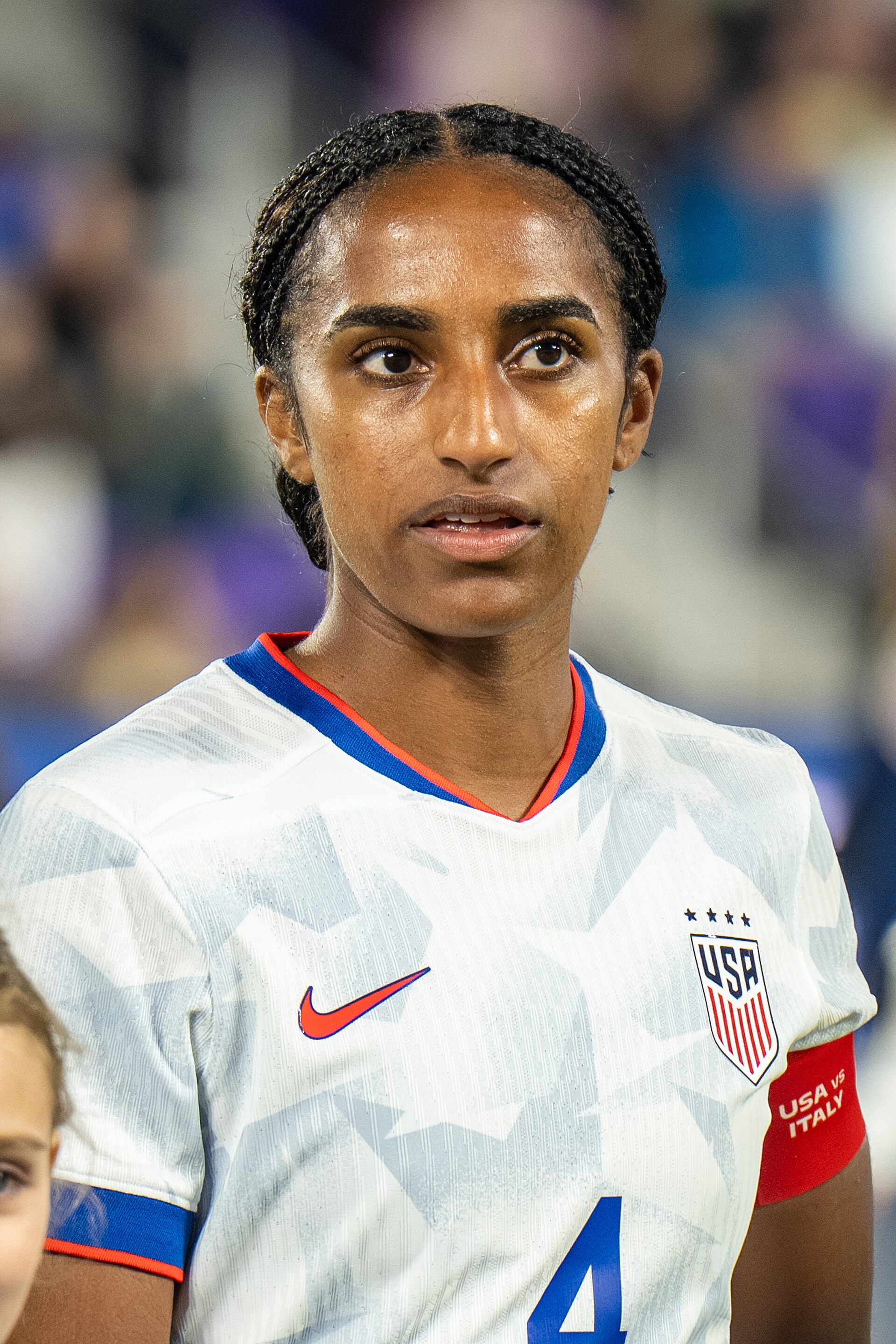 Naomi Girma during United States Women's Soccer Team vs Italy Women's National Football Team on November 28 2025