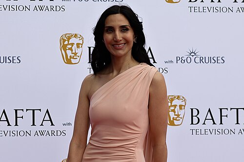 Narges Rashidi at the TV BAFTA red carpet, May 26