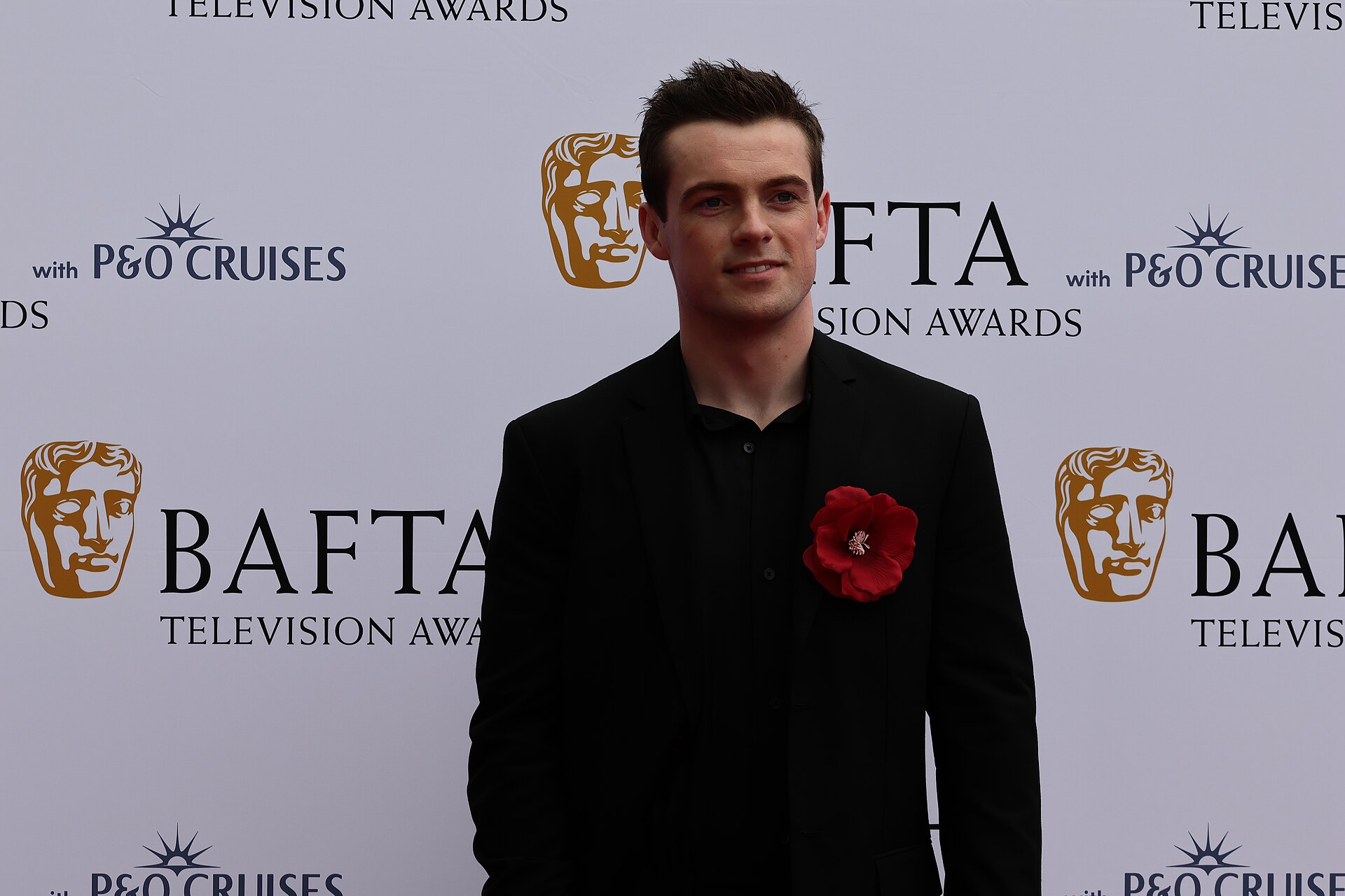 Nathan Braniff at the TV BAFTA red carpet, May 26