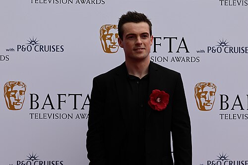 Nathan Braniff at the TV BAFTA red carpet, May 26