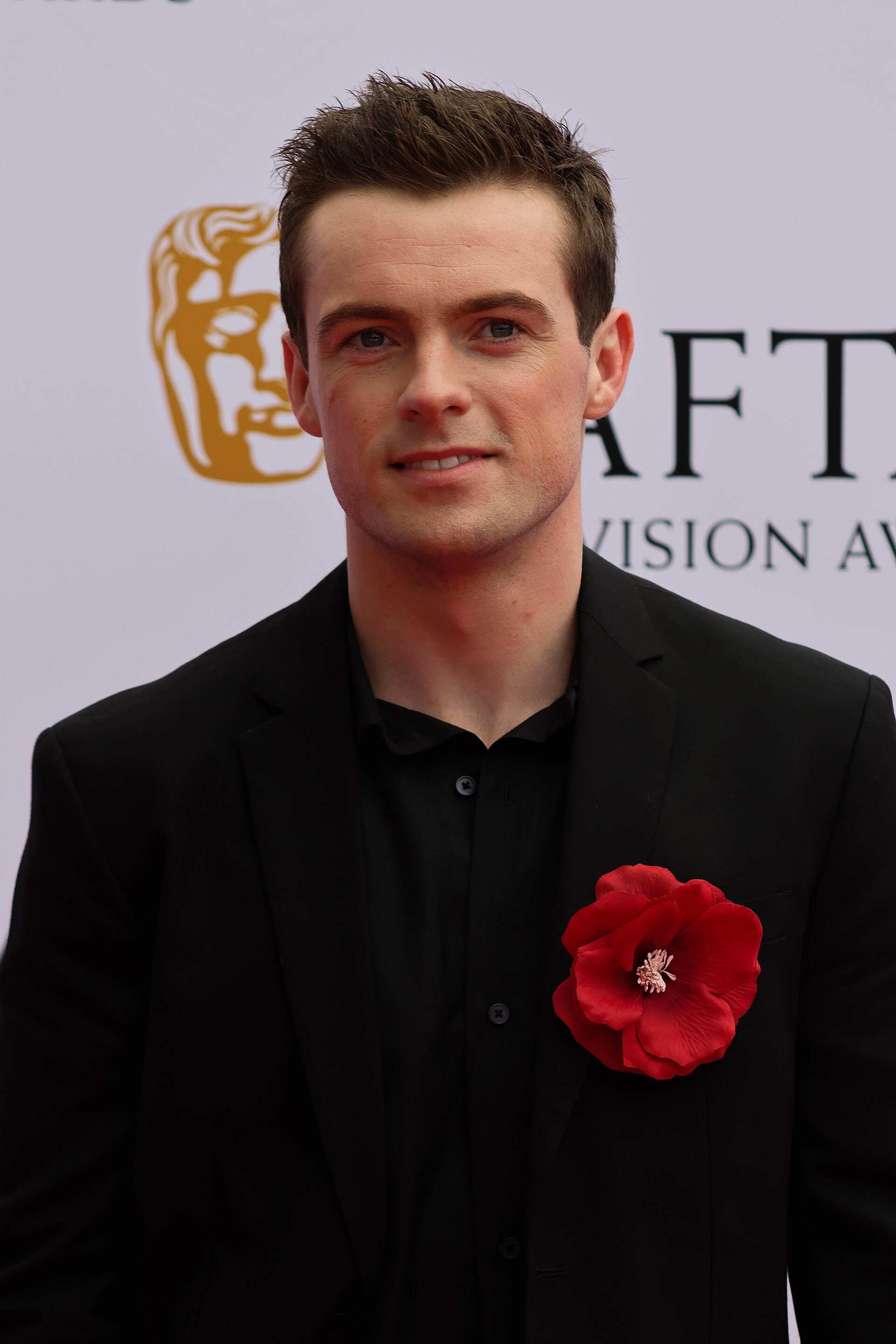 Nathan Braniff at the TV BAFTA red carpet, May 26