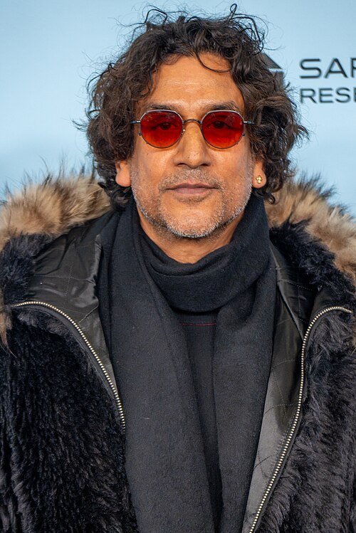 Naveen Andrews, actor, at the 2025 Sundance Film Festival for Last Days
