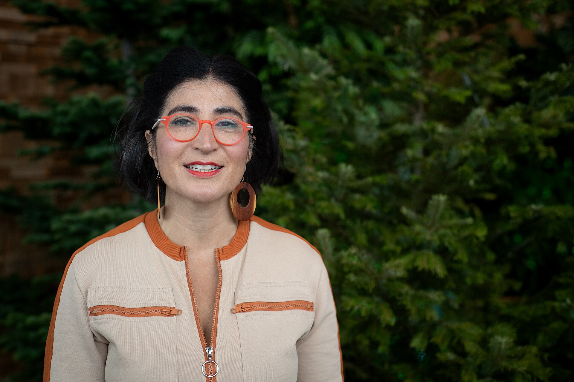Negin Farsad, comedian, actress, writer, and filmmaker, at TED 2025 in Vancouver, Canada