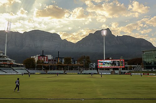 Newlands Cricket ground during a match between Western Province and Boland in 2026