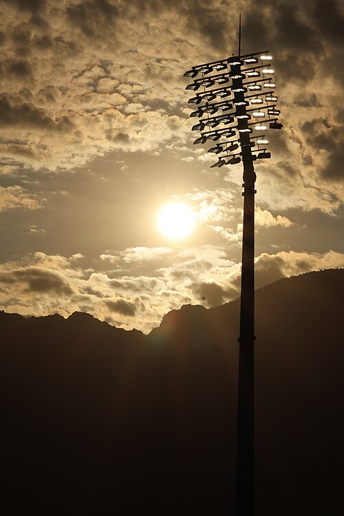 Newlands Cricket Ground's new floodlights in 2026