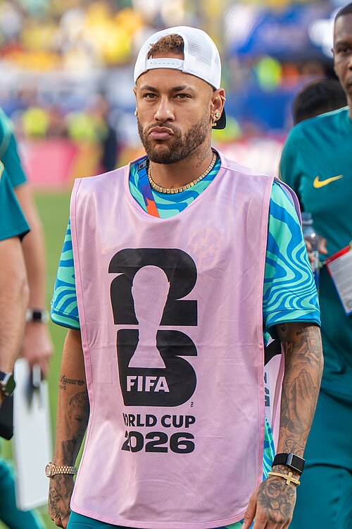 Neymar Junior during Brazil v Morocco on 13 June 2026 at the 2026 FIFA World Cup at NY/NJ Stadium in East Rutherford, NJ