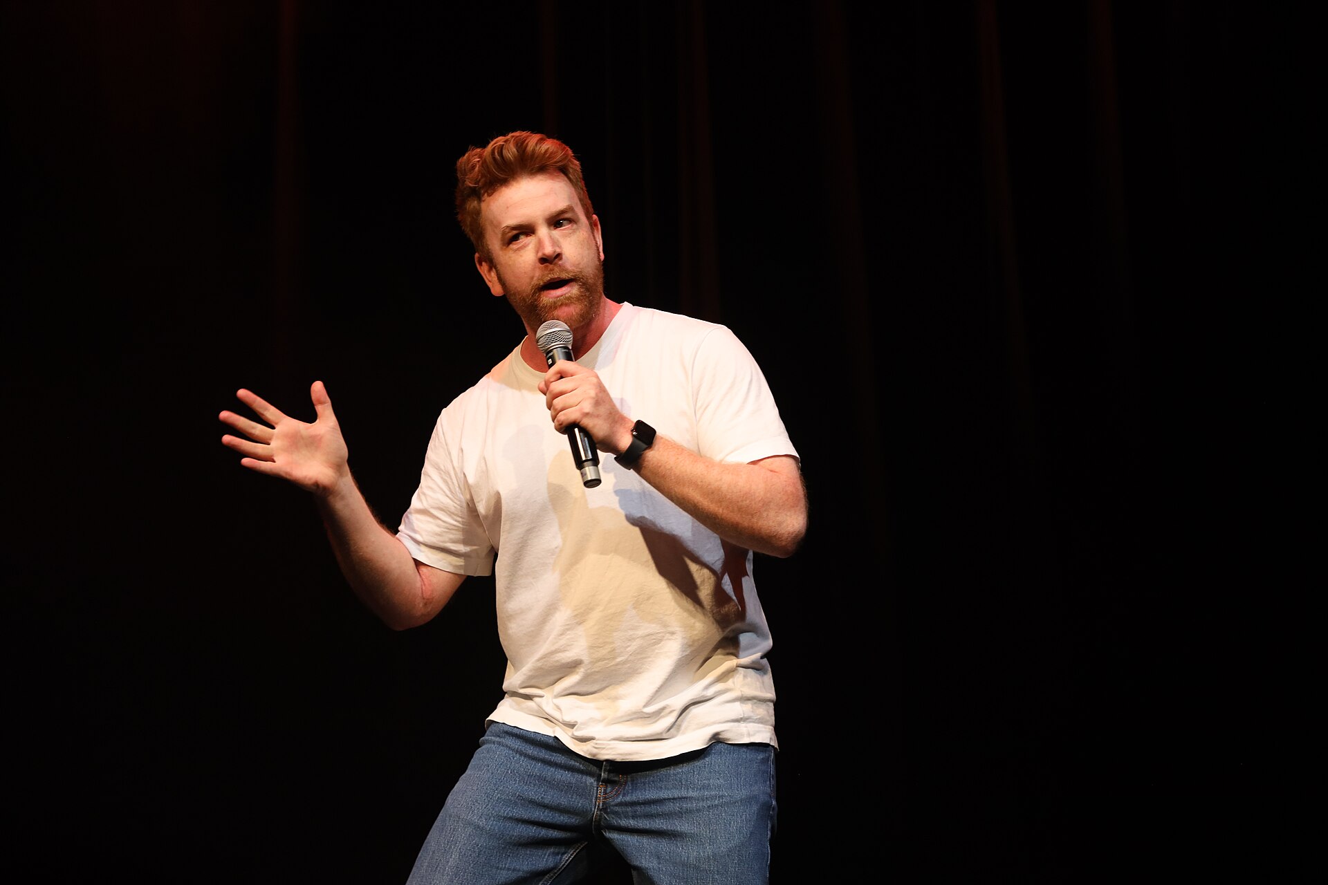 Nic Sampson, comedian, at the 2024 Edinburgh Festival Fringe in the show, Best of the Fest: Daytime.