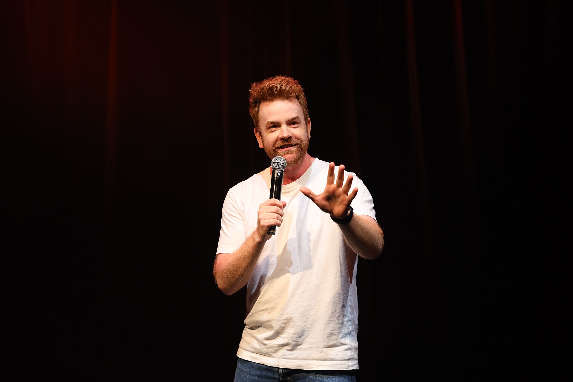 Nic Sampson, comedian, at the 2024 Edinburgh Festival Fringe in the show, Best of the Fest: Daytime.
