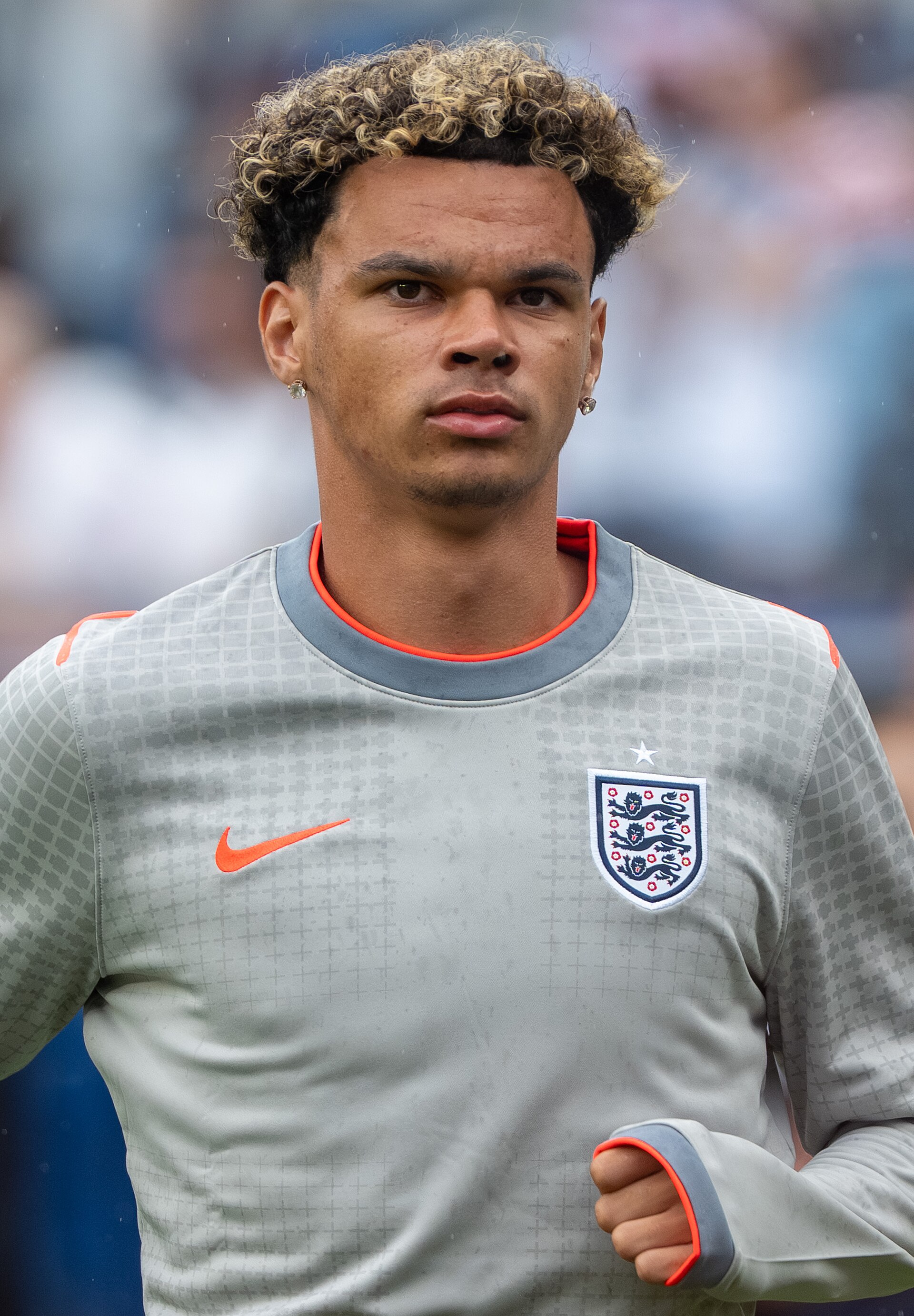 Nico O'Reilly during England v Ghana on 23 June 2026 at the 2026 FIFA World Cup