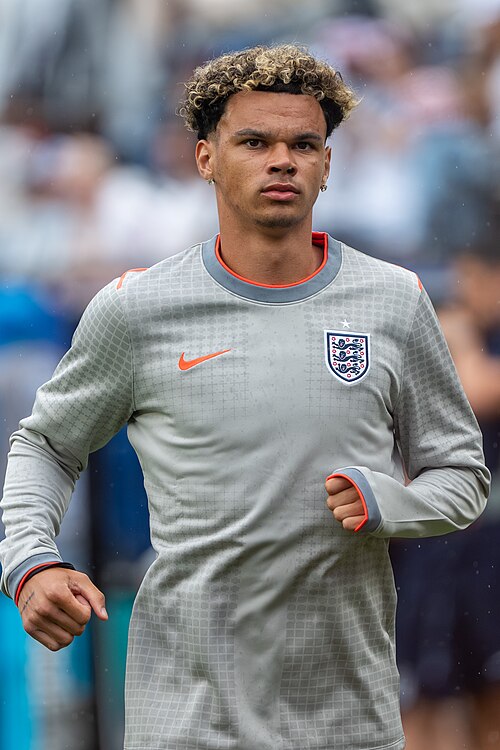 Nico O'Reilly during England v Ghana on 23 June 2026 at the 2026 FIFA World Cup