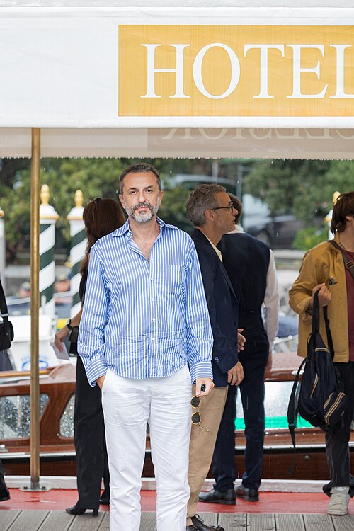 Nicolangelo Gelormini, Director, at 82nd Venice International Film Festival in Venice, Italy for the film La Gioia.