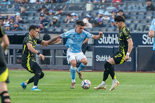 Nicolas Fernandez Mercau during New York City FC vs Columbus Crew on May 10, 2026