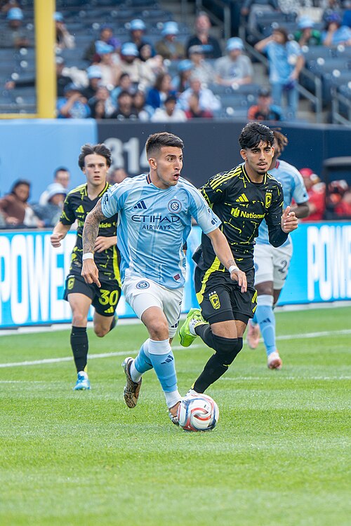 Nicolas Fernandez Mercau during New York City FC vs Columbus Crew on May 10, 2026