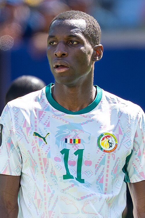 Nicolas Jackson during France v Senegal on 16 June 2026 at the 2026 FIFA World Cup at NY/NJ Stadium in East Rutherford, NJ