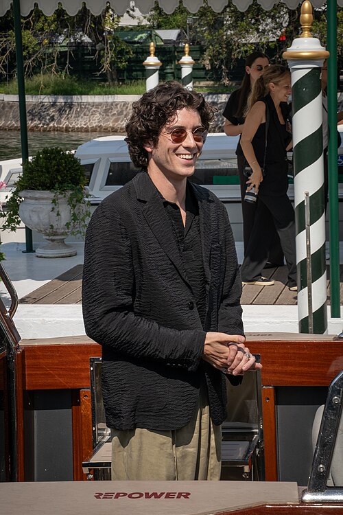 Nicolas Maupas (host) arriving at the Hotel Excelsior at Venice Film Festival 2026.