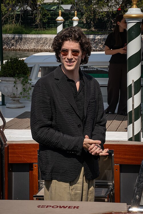 Nicolas Maupas (host) arriving at the Hotel Excelsior at Venice Film Festival 2026.
