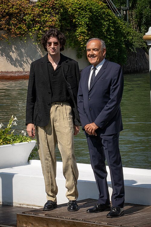 Nicolas Maupas (host) arriving at the Hotel Excelsior at Venice Film Festival 2026.